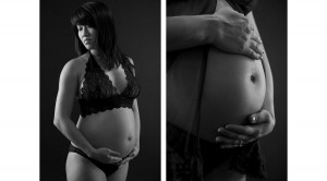 Back & White Maternity Photos