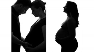 Maternity Photography NYC Silhouette