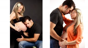 Maternity Photography NYC - Pregnant Woman With A Flower