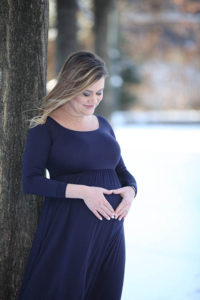 Pregnancy Photos In the snow, North Fork, Long Island.